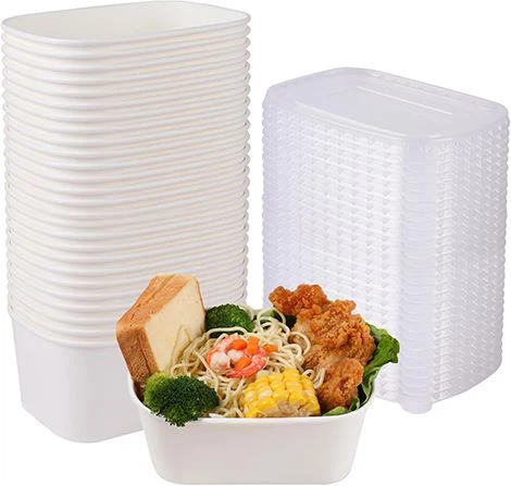 White Salad Bowl Kraft
